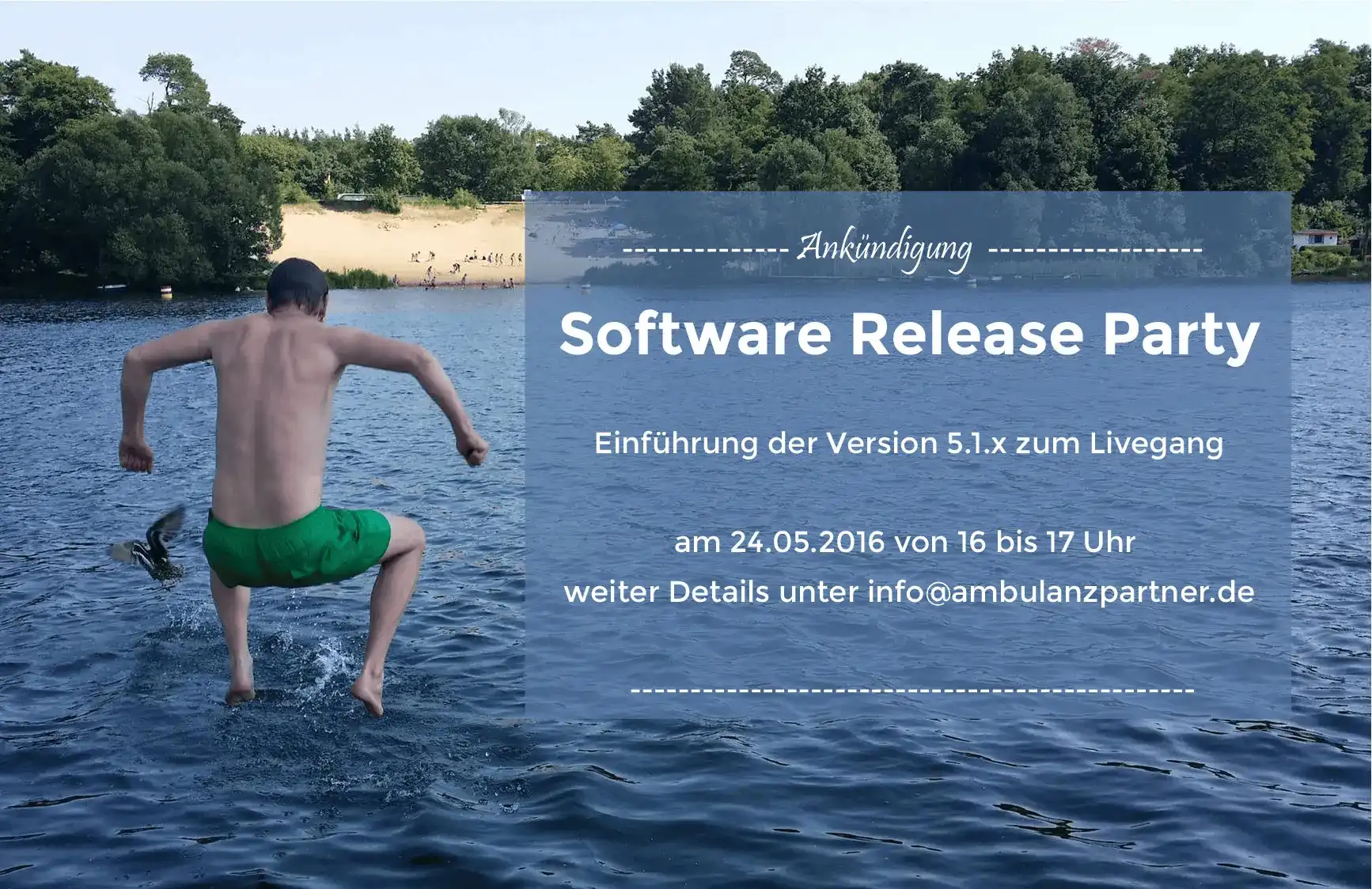 Software release party for the introduction of version 5.1.x
