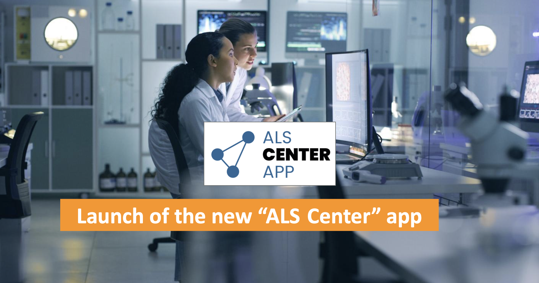 Going live with the “ALS Center” app
