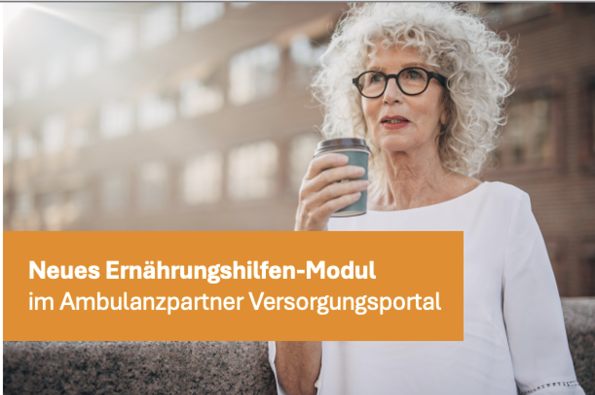 Neues Ernährungshilfen-Modul im Ambulanzpartner Versorgungsportal