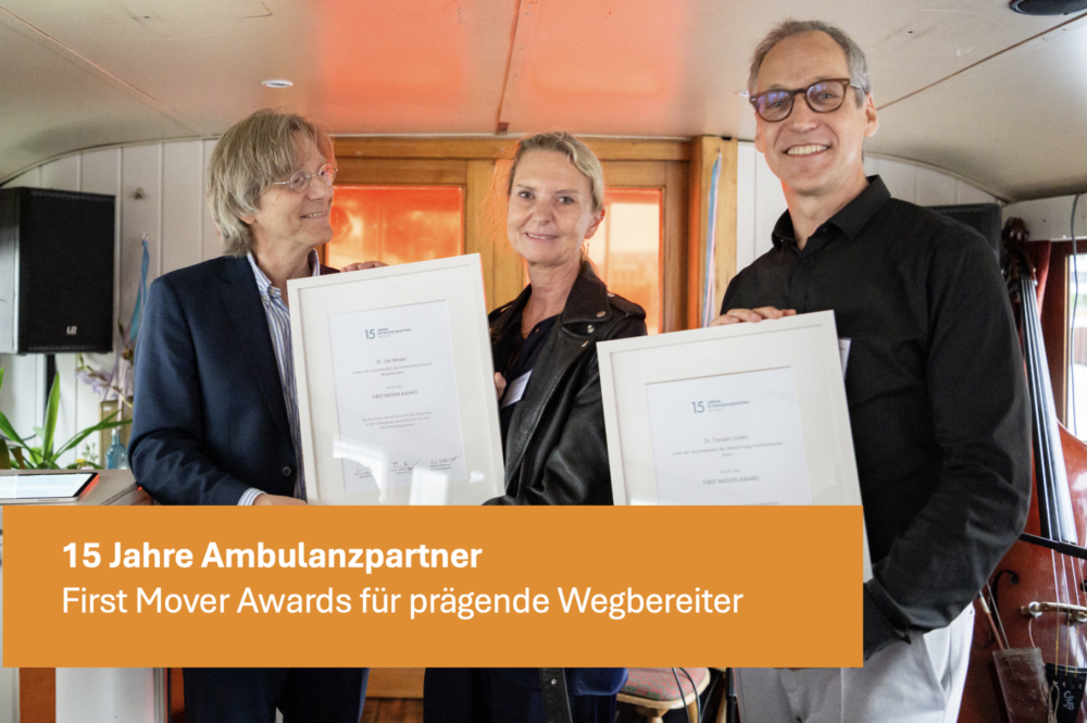 15 Jahre Ambulanzpartner Frist Mover Awards