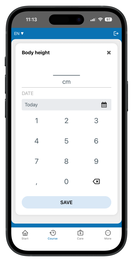 Screenshot iPhone Body Size 