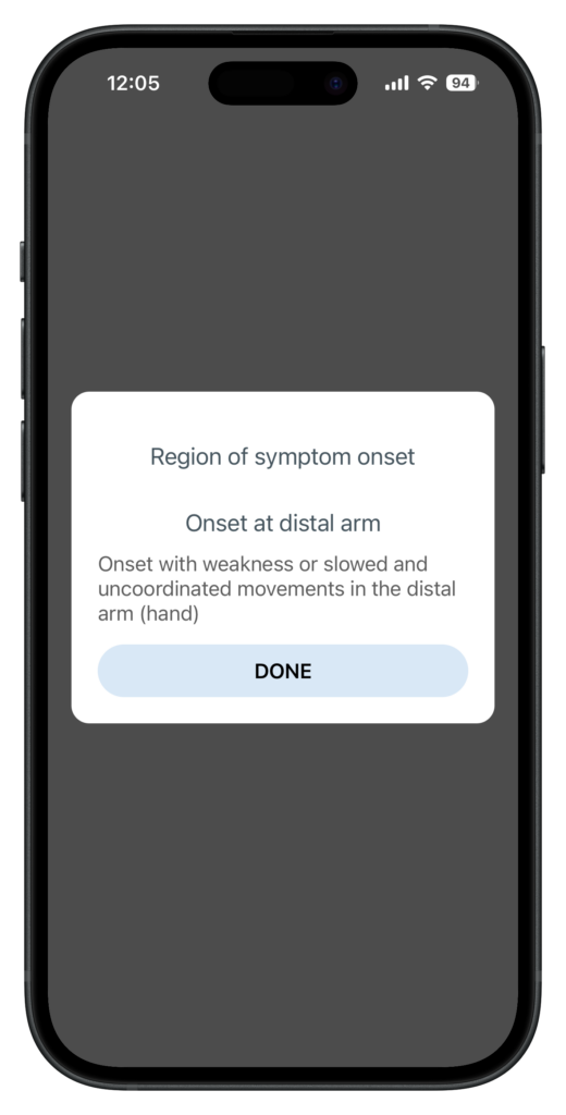 iPhone Screenshot Progession Forms