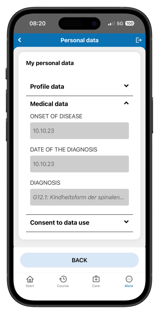 iPhone Screenshot SMA Progression value 