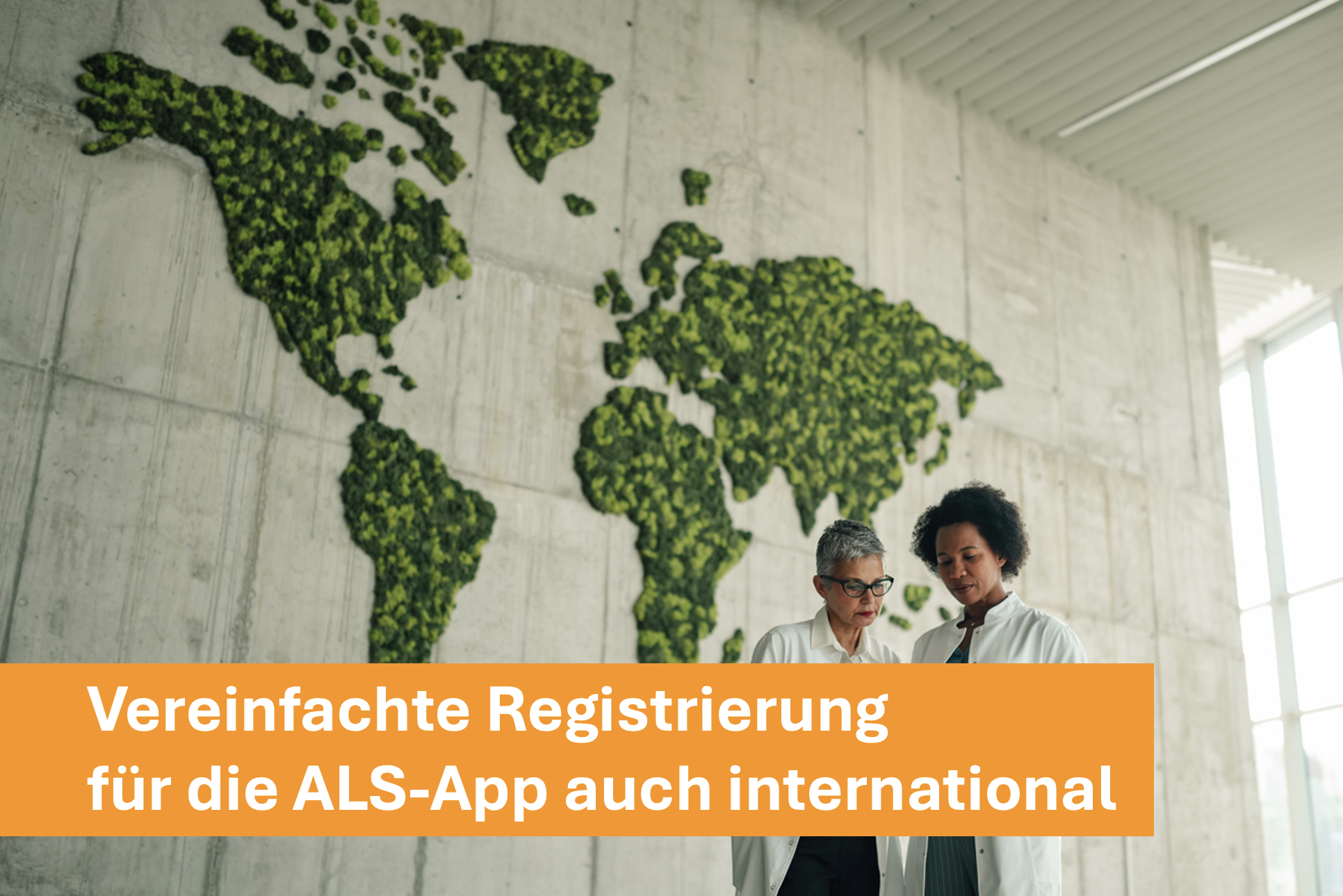 Neu: Vereinfachte Patientenregistrierung für die ALS-App auch international